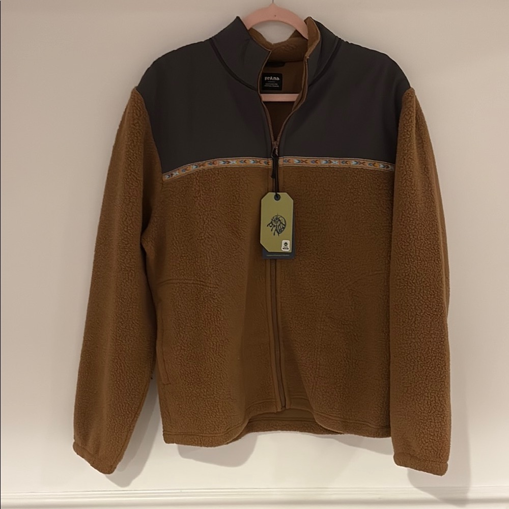 Prana Brown and Gray Men's Jacket